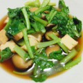 No.61小松菜と厚揚げ豆腐の煮物